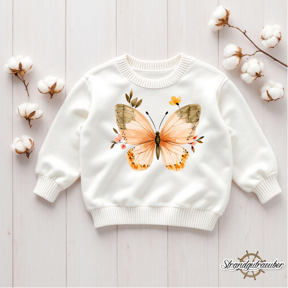 Buegelbild Boho-Schmetterling II